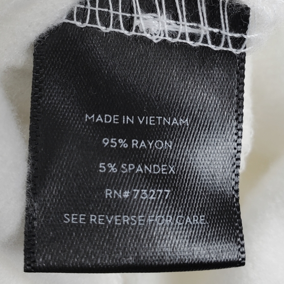 SIMPLY VERA Ivory Tie Front Long Sleeve Top XXL - Picture 5 of 6